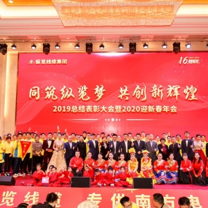 同筑縱覽夢，共創新輝煌——縱覽集團2019年總結表彰大會暨2020年迎新春年會圓滿成功 . ...
