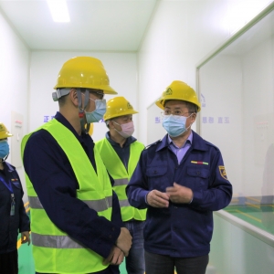 南寧市消防檢查組領導一行蒞臨縱覽集團檢查指導工作