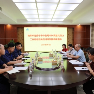 南寧市市場監督局市長質量獎回訪工作組蒞臨縱覽線纜集團調研指導 ... ... ...