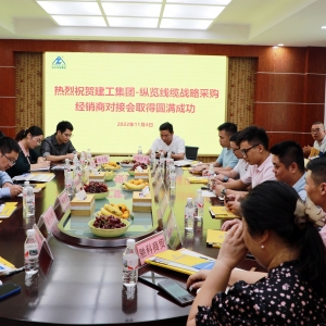 眾志成城 同創共贏——建工集團、縱覽線纜戰略采購經銷商對接交流會 ... ... ...